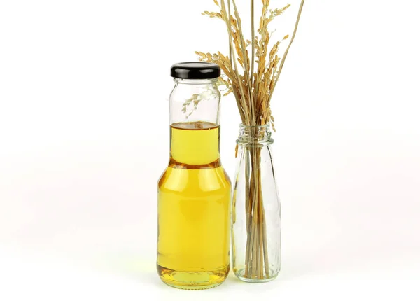 Rice bran petrol şişe cam ve pirinç