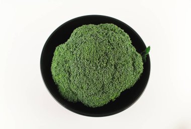 sağlıklı yeşil organik çiğ brokoli yemek pişirmek için hazır