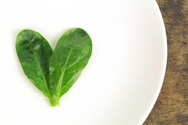 Fresh spinach, high protein and amino acids — Stock Photo, Image