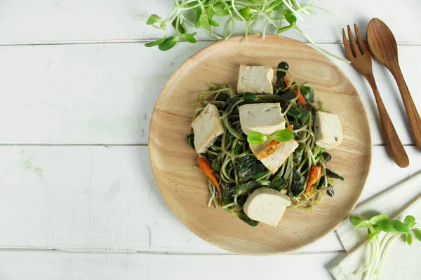 A soja e o tofu são uma boa fonte de proteína — Fotografia de Stock