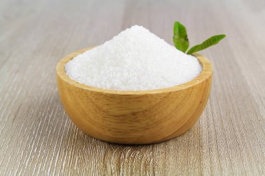 Toz şeker beyaz izole yığını