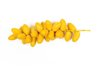 Çiğ sarı hurma ve tarihleri, sağlıklı meyve