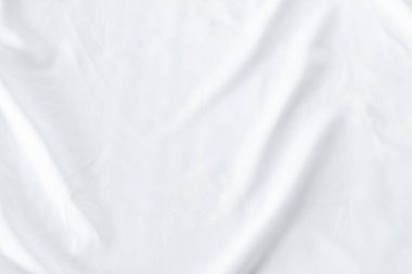 Soyut beyaz kumaş doku kullanımı beyaz doku arka planı için