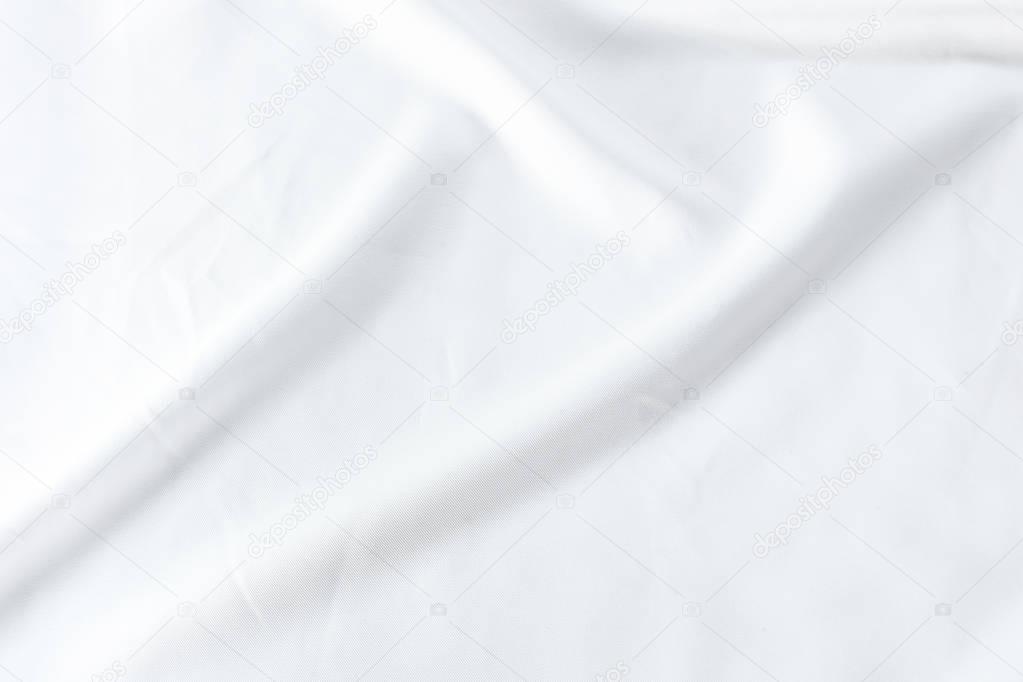 Abstract white fabric texture use for white texture background