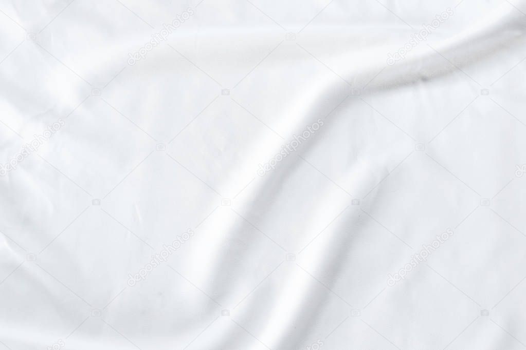 Abstract white fabric texture use for white texture background