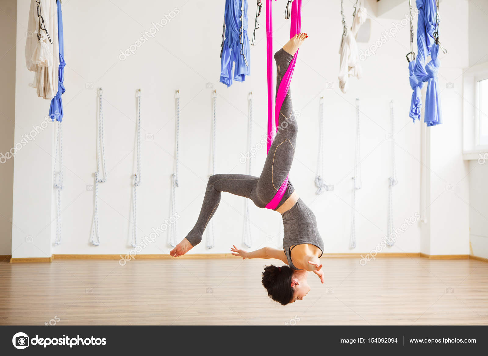 Dropship Flexible Gym Hanging Inversion Swing Aerial Yoga Hammock Stretcher  Band Belt to Sell Online at a Lower Price | Doba