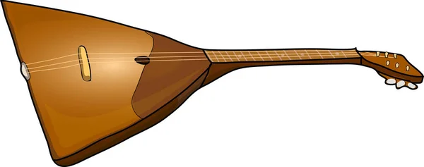 Музыкальный инструмент балалайка — стоковое фото