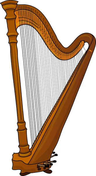 Музыкальный инструмент Harp — стоковое фото