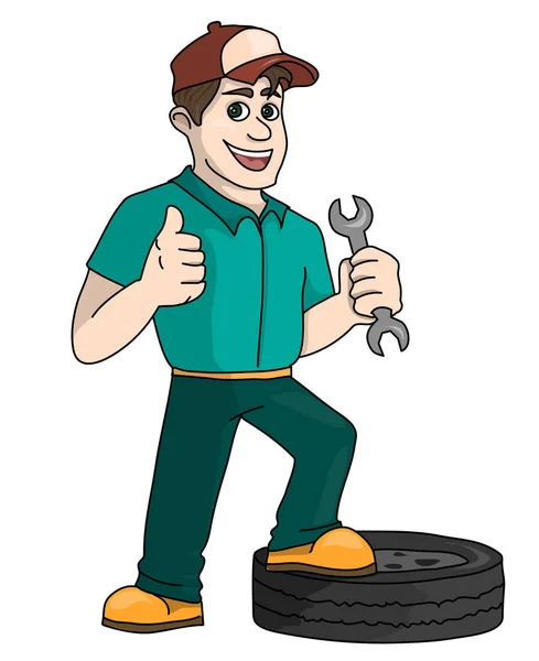 The picture shows mechanic — Stock Photo, Image