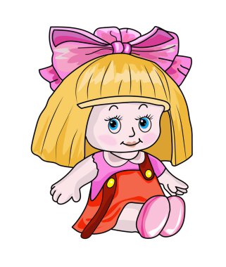 şekil bir oyuncak bebek.