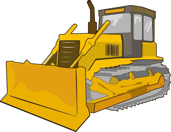 Buldozer resmi gösterir