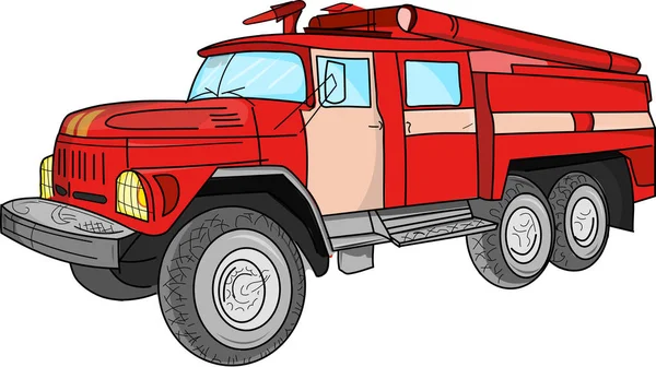 Caminhão de bombeiros vermelho Fotografia De Stock