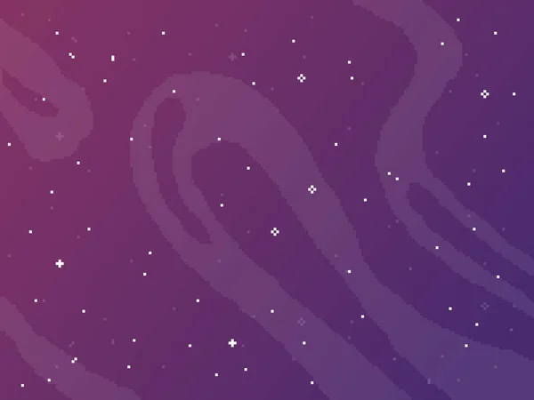 Pikselin resim oyunu yeri. Kozmik alan. 8 bit. Alan arkaplanı. 