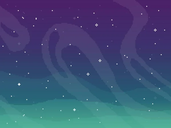 Pikselin resim oyunu yeri. Kozmik alan. 8 bit. Alan arkaplanı. 