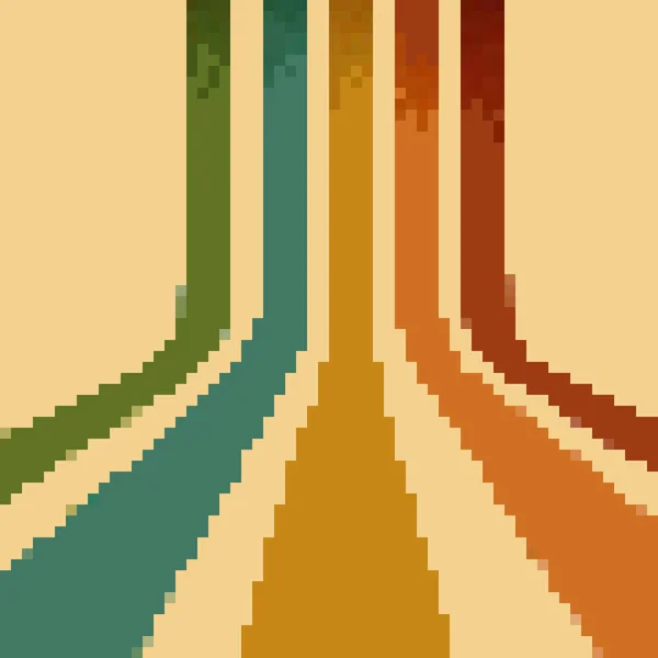 Vektorový Pixel Retro Futuristické Pozadí Retro Wallpapers Bezproblémový Vektorový Vzorec — Stockový vektor