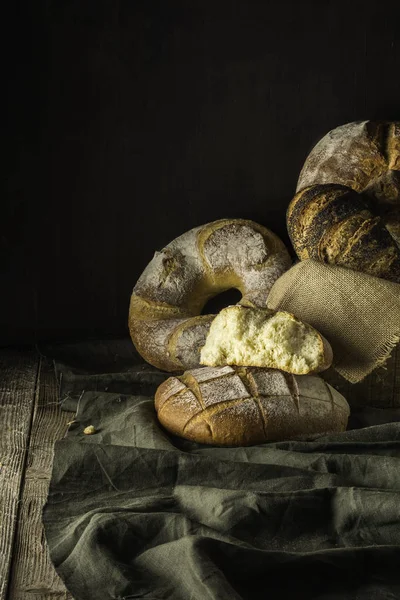 Instellen van Tsjechische brood. — Stockfoto