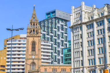 Liverpool, İngiltere - 03 Nisan 2015 - Our Lady ve Saint Nicholas Church of England