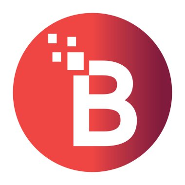 B yazı tipi konsept tasarımı