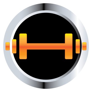 Barbell Icon Design vector