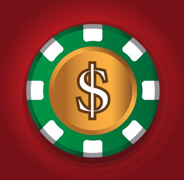 Dolar-sikke Tema tasarım Casino konsepti için