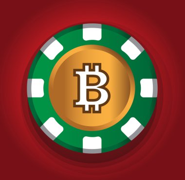 Bitcoin Tema tasarım Casino konsepti için