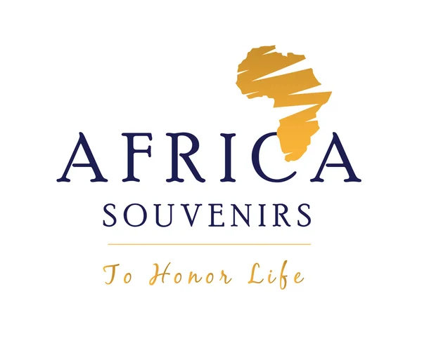 Afrika souvenirer Concept Design — Stock vektor