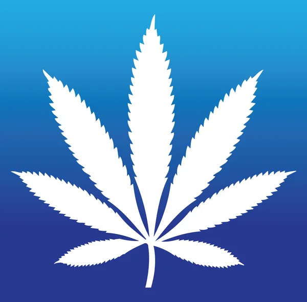 Design dell'icona della cannabis — Vettoriale Stock