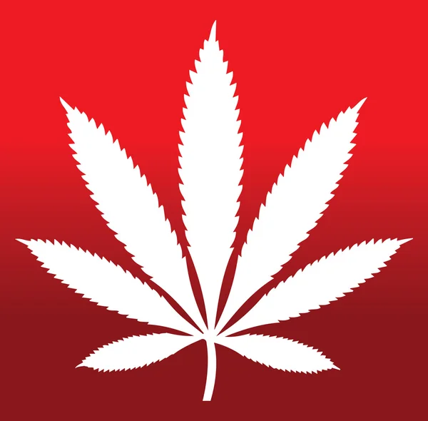 Design der Cannabis-Ikone — Stockvektor