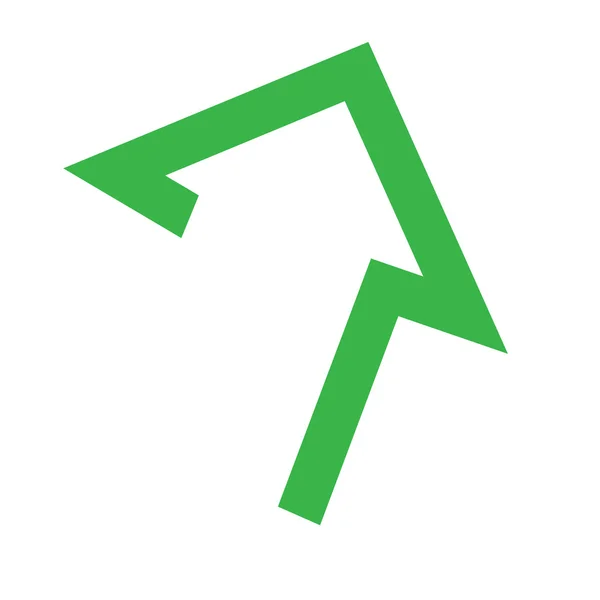 Flecha ascendente — Vector de stock