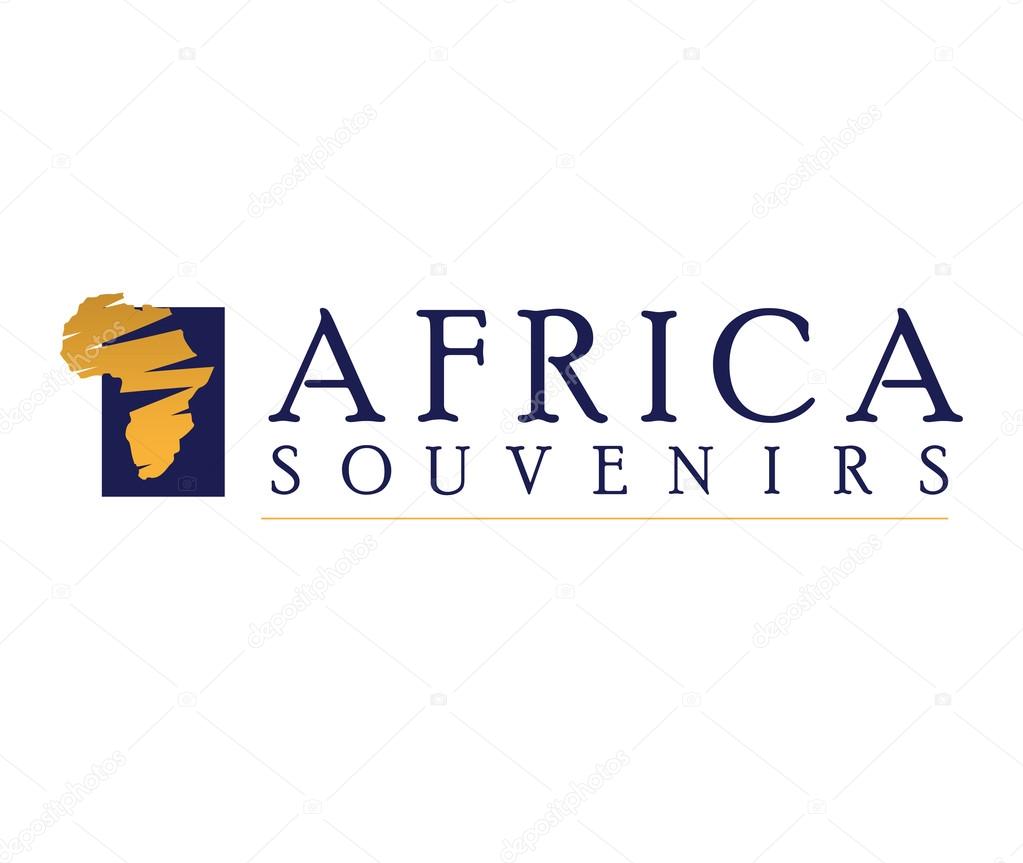 Africa Souvenirs with map.