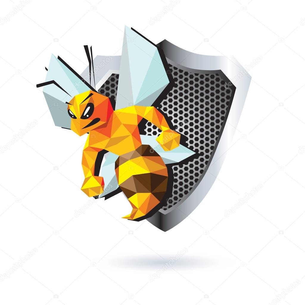 Bee Mascot Design. AI 10 Supported.