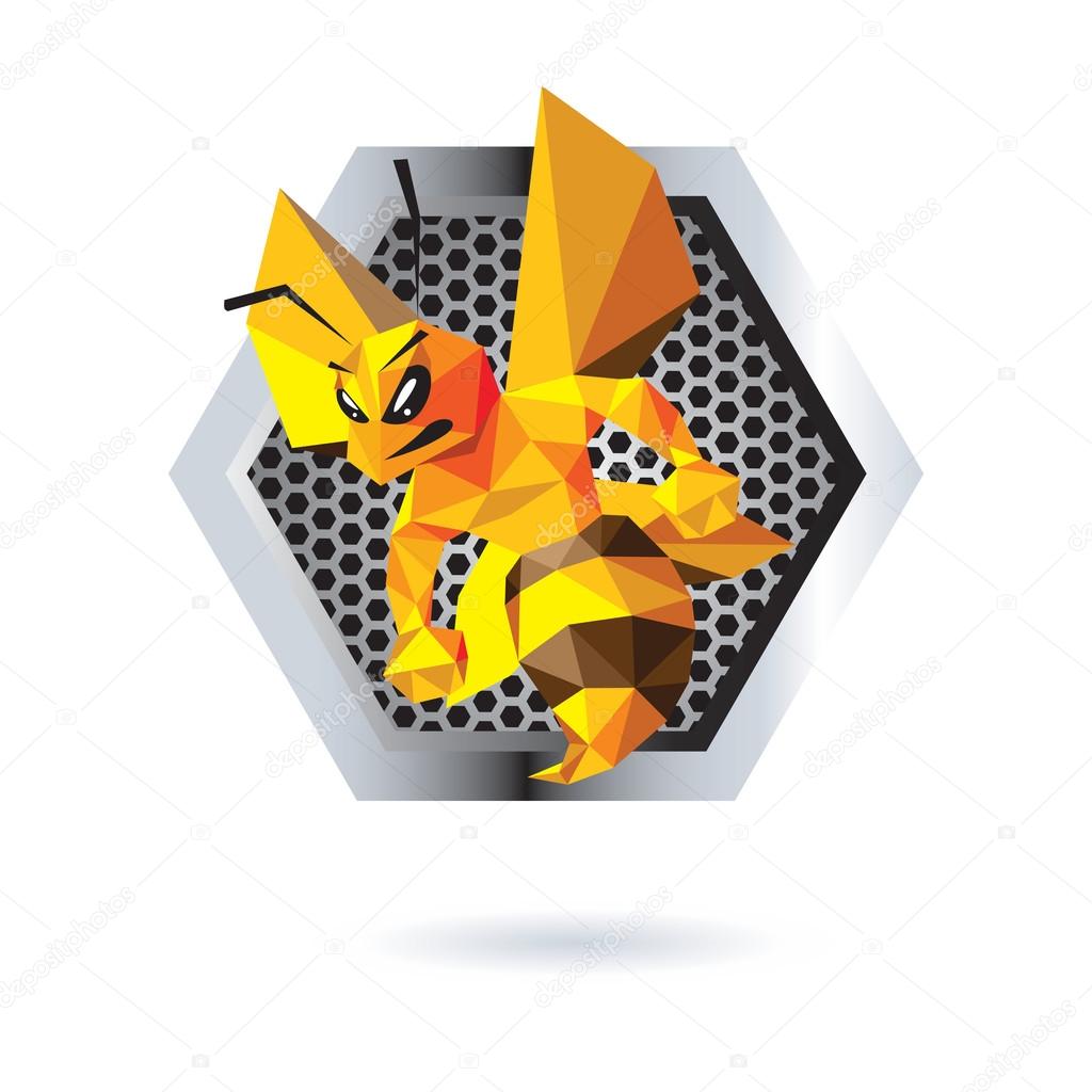 Bee Mascot Design. AI 10 Supported.