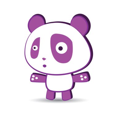 Sevimli mor Panda