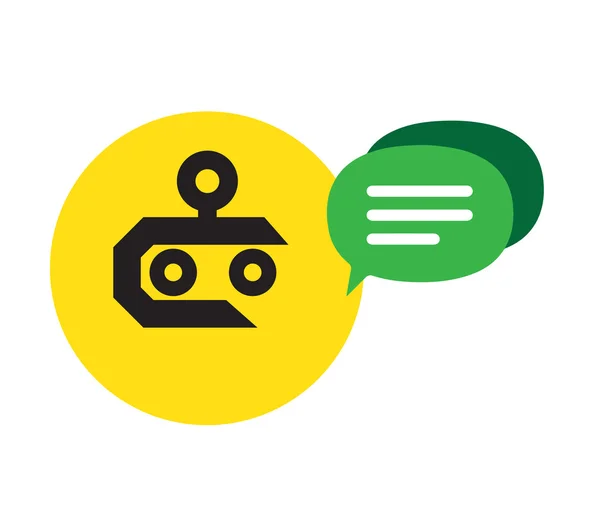 Chat Robot Ilustração —  Vetores de Stock