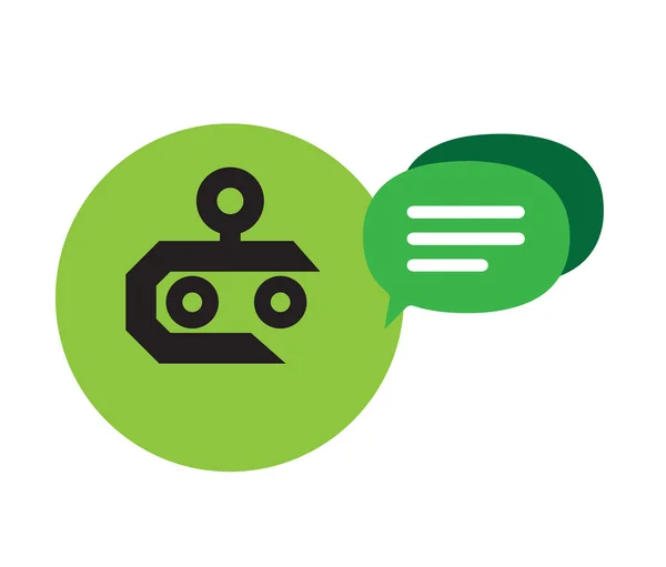 Chat Robot illustratie — Stockvector