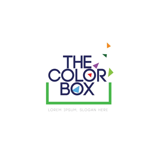 The Color Logo Concept — Stock Vector