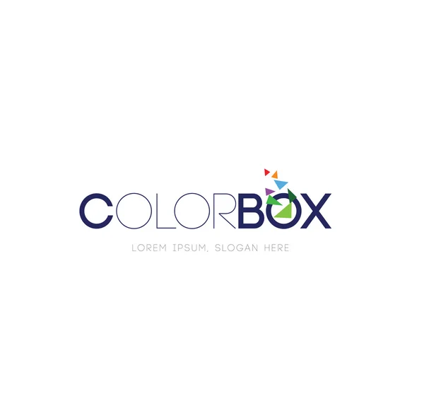 The Color Logo Concept — Stock Vector