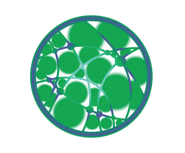 分子のロゴのコンセプト — ストックベクタ