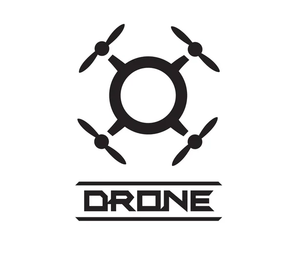 Drone Logo Concept Design — Stock Vector