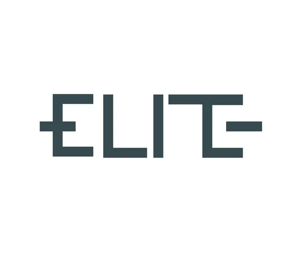 Concepto de logotipo Elite — Vector de stock
