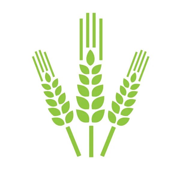 Conception de concept de ferme avec blé — Image vectorielle