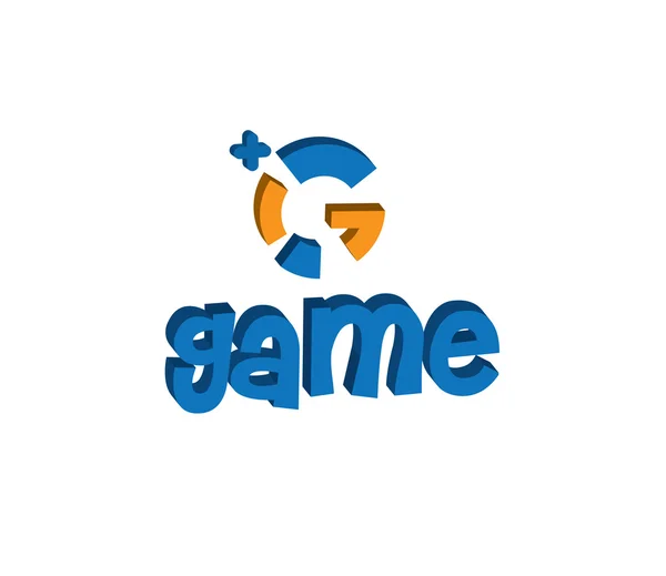 Koncepce designu hry Logo — Stockový vektor