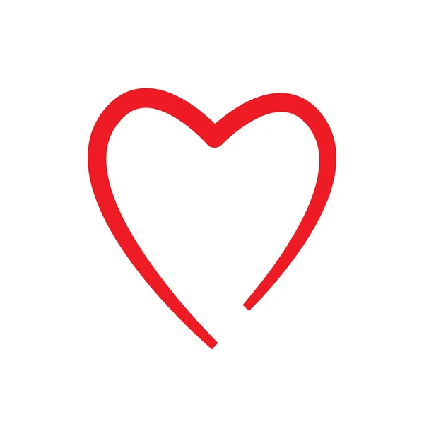 Heart Shape Design — Stock Vector