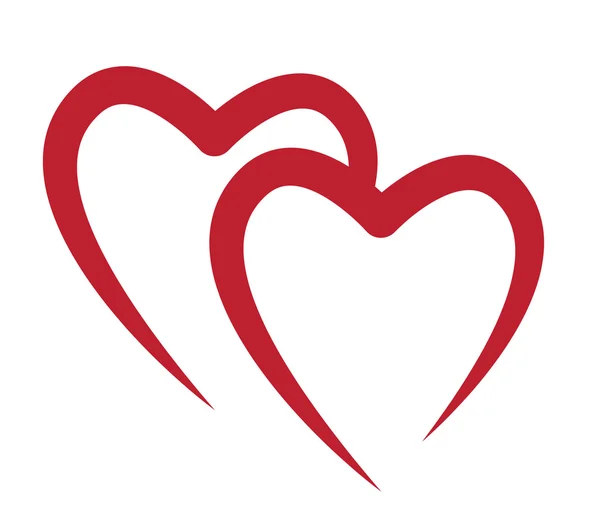 Heart Shape Concept Design — Stock Vector