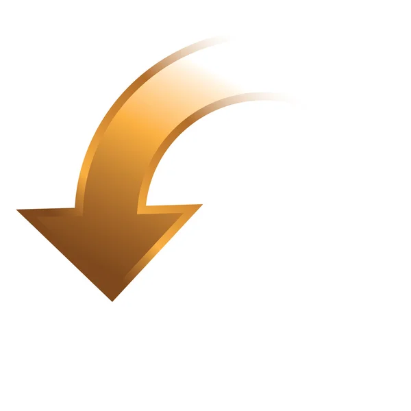Icono de flecha de dirección — Vector de stock