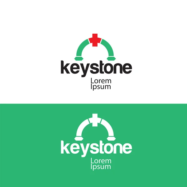 Keystone Concept Design — Stock Vector