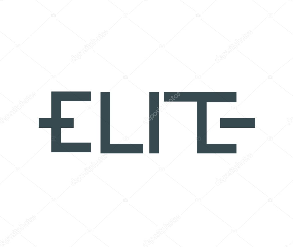 Elite Logo Concept. AI 10 Supported.