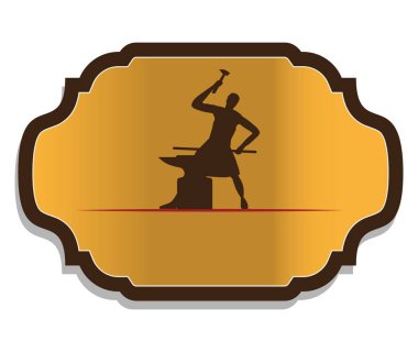 Blacksmith Logo Design clipart