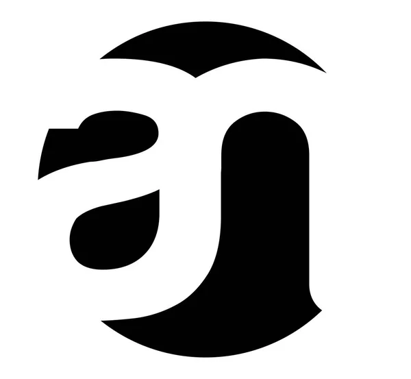 AN Letter Logo Concept — Stock Vector