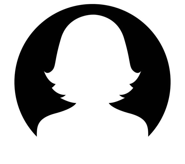 Černá žena avatar — Stockový vektor